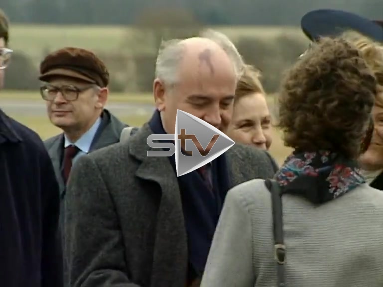 Gorbachev Visits Scotland